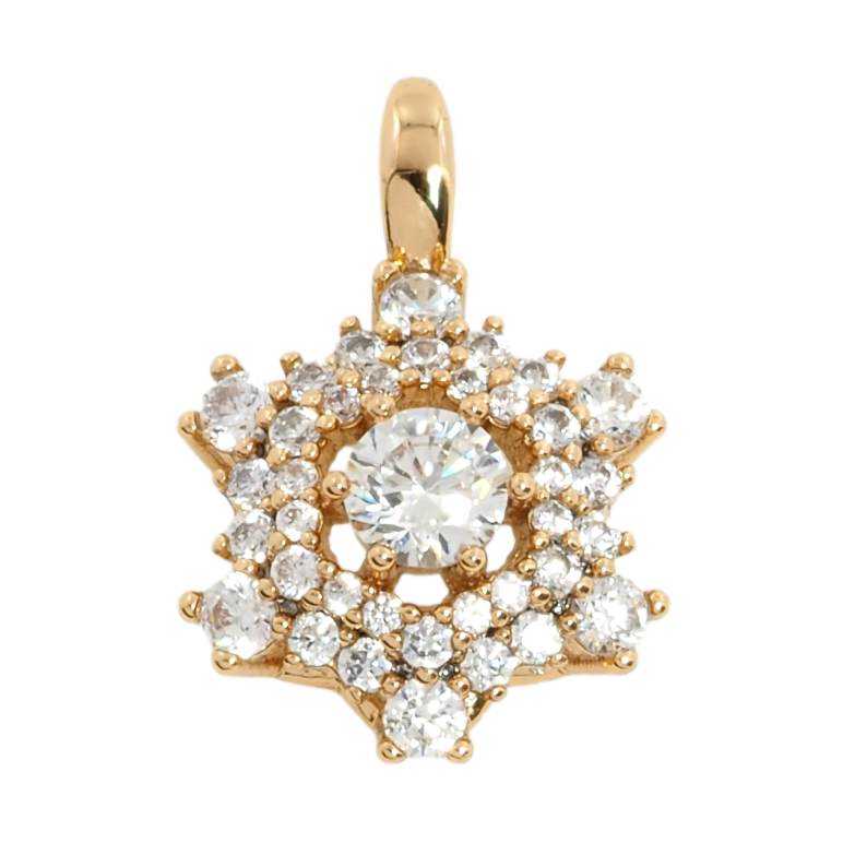 Кулон Xuping Позолота 18K Зірочка з цирконієм для ланцюжка до 3мм фото №16