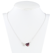 Кулон Xuping колір Родій із кристалами Swarovski на ланцюжку Пара Сердець довжина 41-47 см фото №2