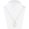 Кулон Xuping цвет Родий с кристаллами Swarovski на цепочке Кристалл Sunshine Delite длина 40-45см х 1мм фото №2
