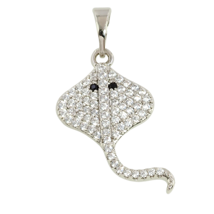 Кулон Xuping Родій Скат інкрустація цирконієм для ланцюжка до 5мм фото №1
