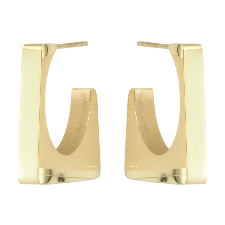 Серьги Xuping TTM Stainless Steel цвет 14K пусеты Декоративные фото №3