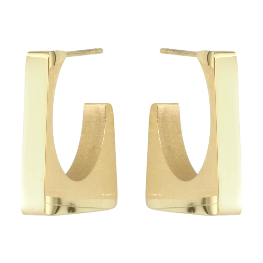 Серьги Xuping TTM Stainless Steel цвет 14K пусеты Декоративные фото №1