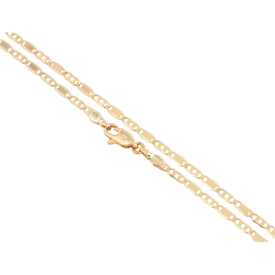 Цепочка Xuping Позолота 18K Плетение Фантазийное длина 45см х 2мм фото №1