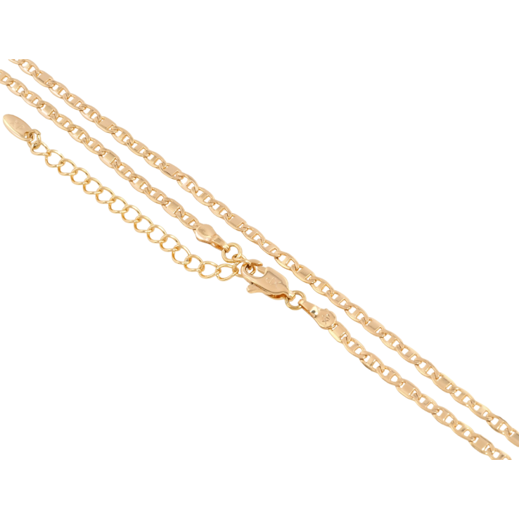 Ланцюжок Xuping Позолота 18K Плетіння Морський ланцюг довжина 45-50см х 2мм фото №13