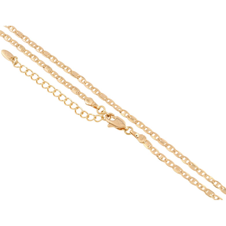 Ланцюжок Xuping Позолота 18K Плетіння Морський ланцюг довжина 45-50см х 2мм фото №1