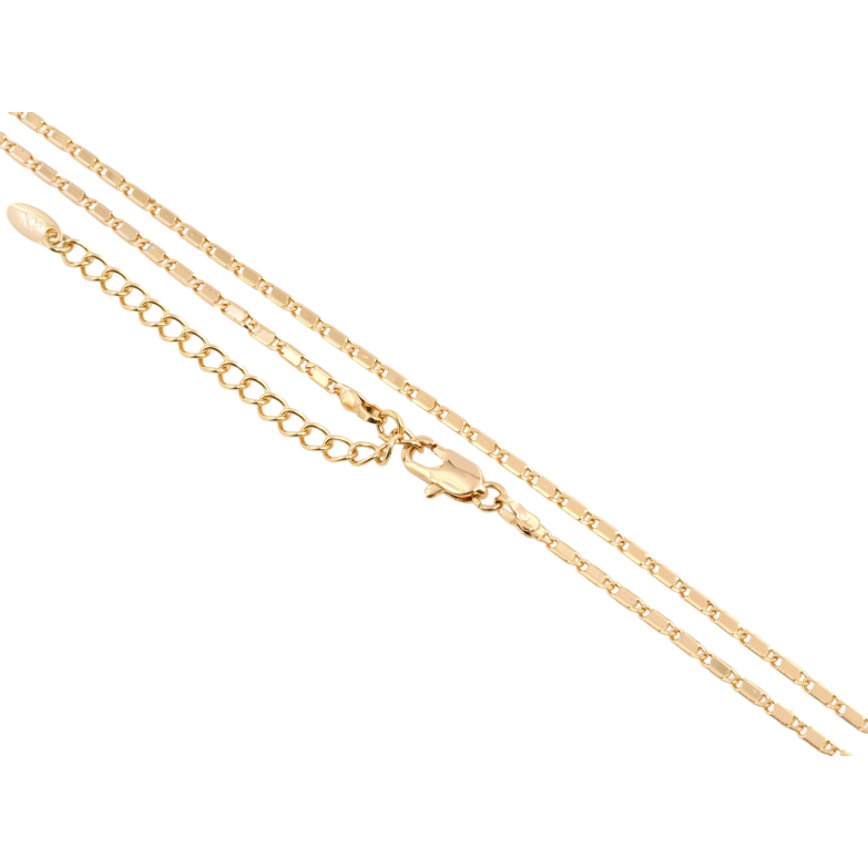 Ланцюжок Xuping Позолота 18K Плетіння Морський ланцюг довжина 45-50см х 2мм фото №1