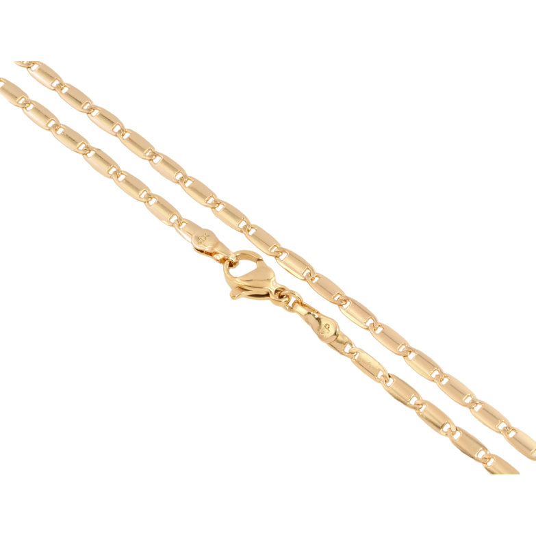 Ланцюжок Xuping Позолота 18K Плетіння Морський ланцюг довжина 45см х 2.5мм фото №1