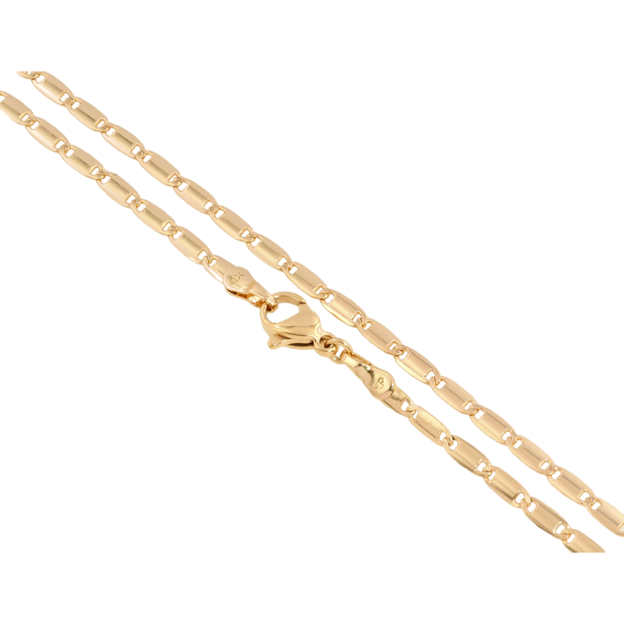 Цепочка Xuping Позолота 18K Плетение Морская цепь длина 45см х 2.5мм фото №1