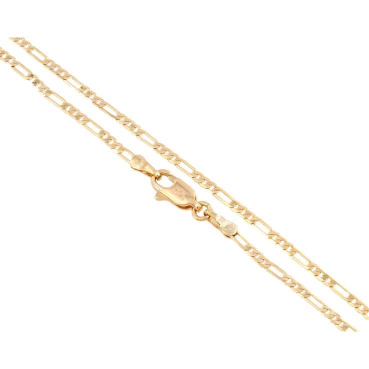 Ланцюжок Xuping Позолота 18K Плетіння Фігаро довжина 49см х 2мм фото №18