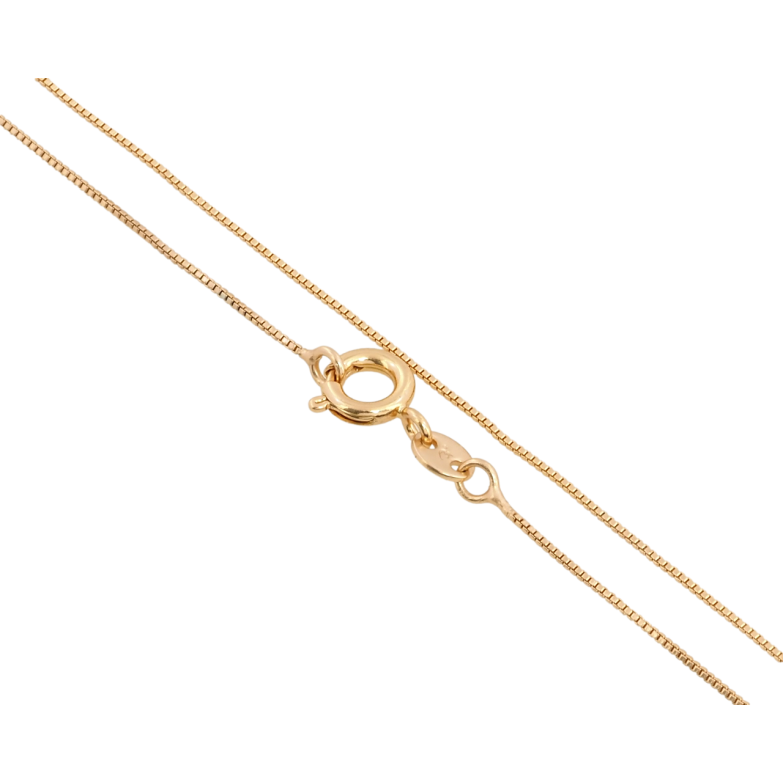 Цепочка Xuping Позолота 18K Плетение Венецианское длина 46см х 1мм фото №7