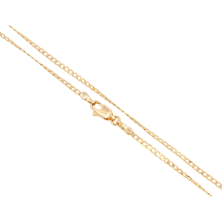 Ланцюжок Xuping Позолота 18K Плетіння Панцирне перекручене довжина 45см х 2мм фото №19