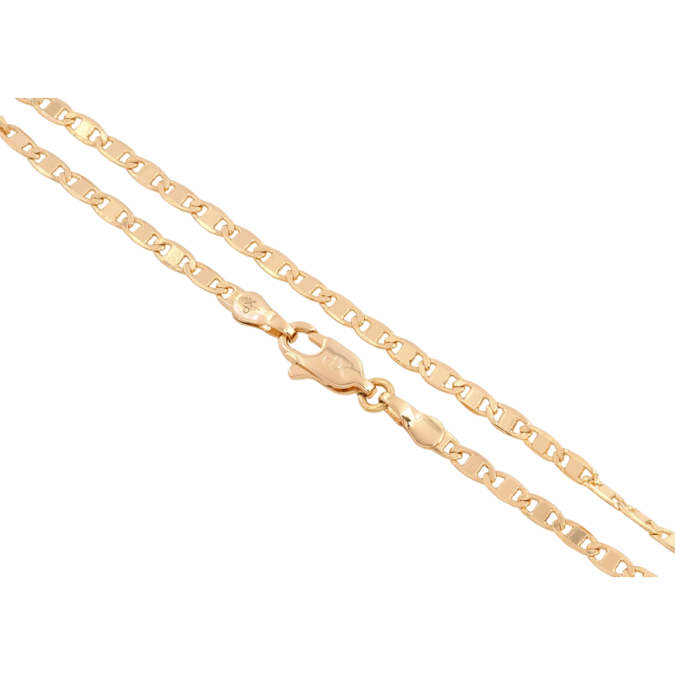 Ланцюжок Xuping Позолота 18K Плетіння Морський ланцюг довжина 44см х 2мм фото №22