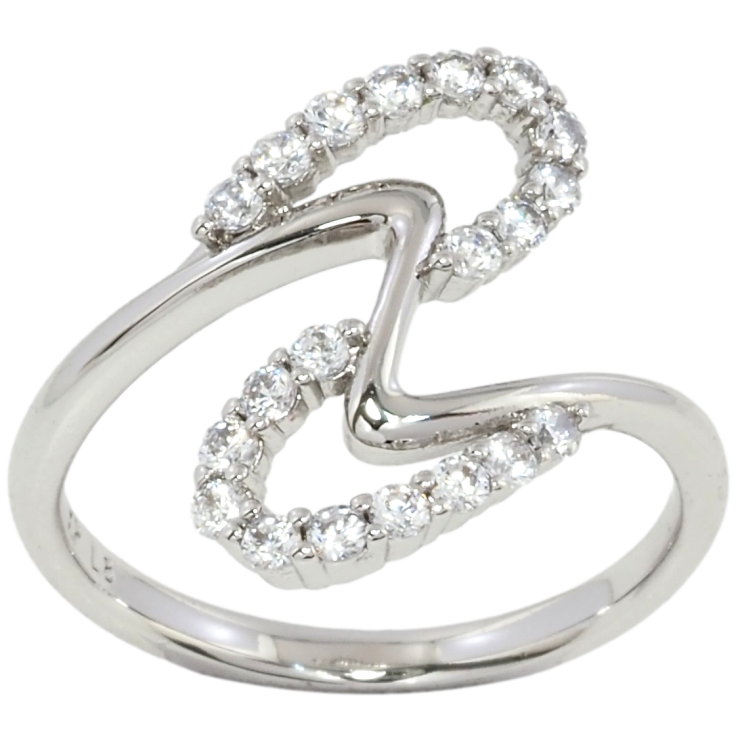 Каблучка Xuping Родій Декоративний візерунок із цирконієм фото №16