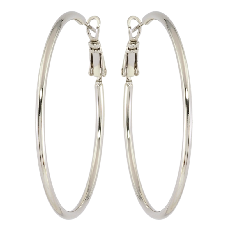 Сережки Xuping Родій кільця (конго) Класика ø 4.7см фото №17