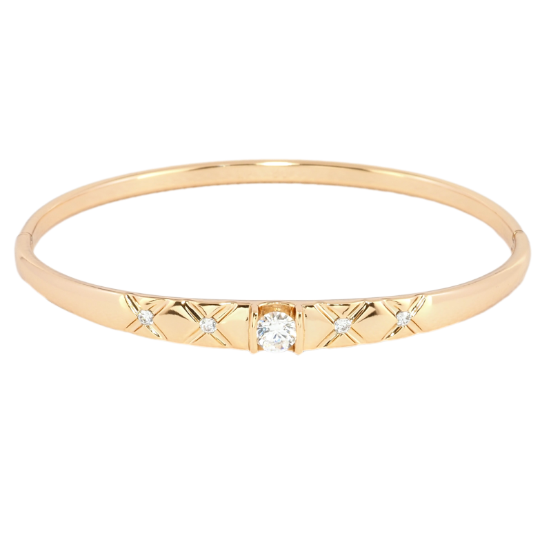 Браслет Xuping Позолота 18K Візерунок з вставками цирконію ø 6см фото №24