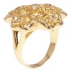 Кольцо Xuping Позолота 18K Крупная Снежинка фото №2 Кольцо Xuping Позолота 18K Крупная Снежинка фото №2