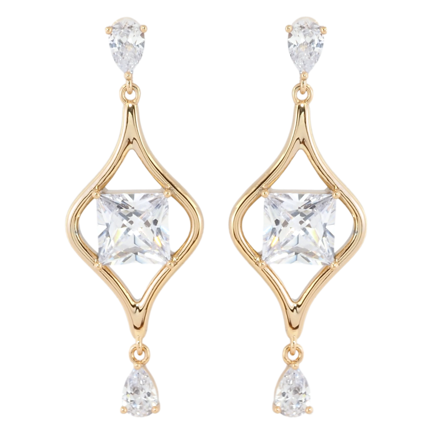 Серьги Xuping Позолота 18K пусеты Декоративные подвески фото №1 Серьги Xuping Позолота 18K пусеты Декоративные подвески фото №1