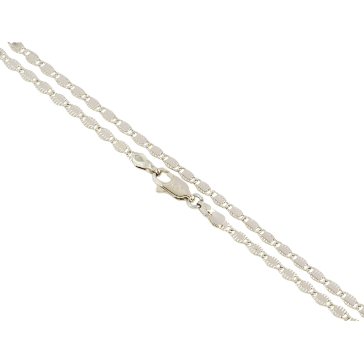 Ланцюжок Xuping Родій Плетіння Морський ланцюг з візерунком довжина 45см х 3мм фото №3