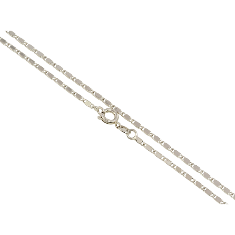 Ланцюжок Xuping Родій Плетіння Морський ланцюг довжина 45см х 2мм фото №1 Ланцюжок Xuping Родій Плетіння Морський ланцюг довжина 45см х 2мм фото №1