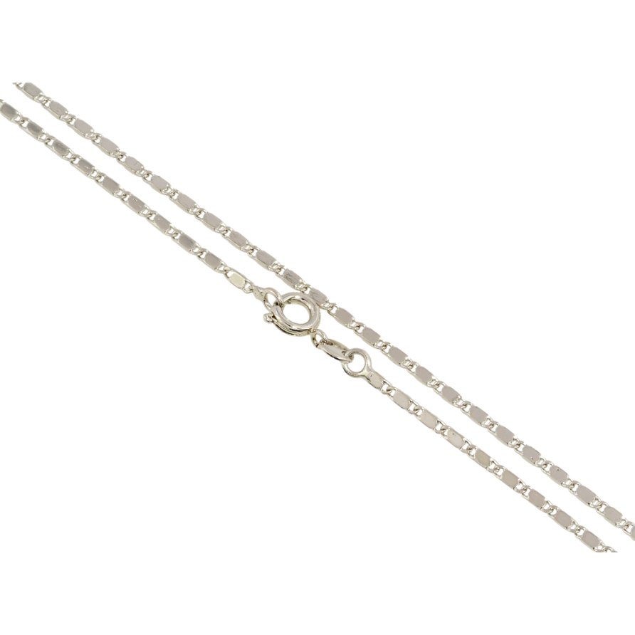 Ланцюжок Xuping Родій Плетіння Морський ланцюг довжина 45см х 2мм фото №1 Ланцюжок Xuping Родій Плетіння Морський ланцюг довжина 45см х 2мм фото №1