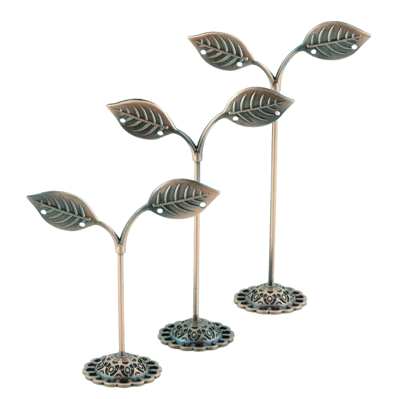 Подставки под серьги Металлические бронзовые, 3 шт. 9.5х8.5см, 12х8.5см, 14.5х8.5см фото №1 Подставки под серьги Металлические бронзовые, 3 шт. 9.5х8.5см, 12х8.5см, 14.5х8.5см фото №1