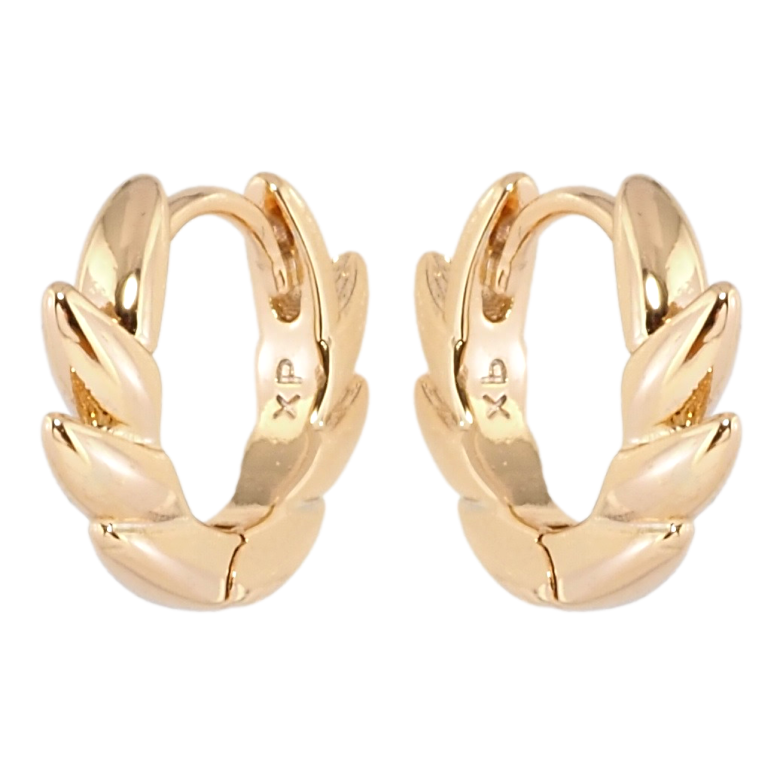 Серьги Xuping Позолота 18K колечки Декоративный узор фото №2