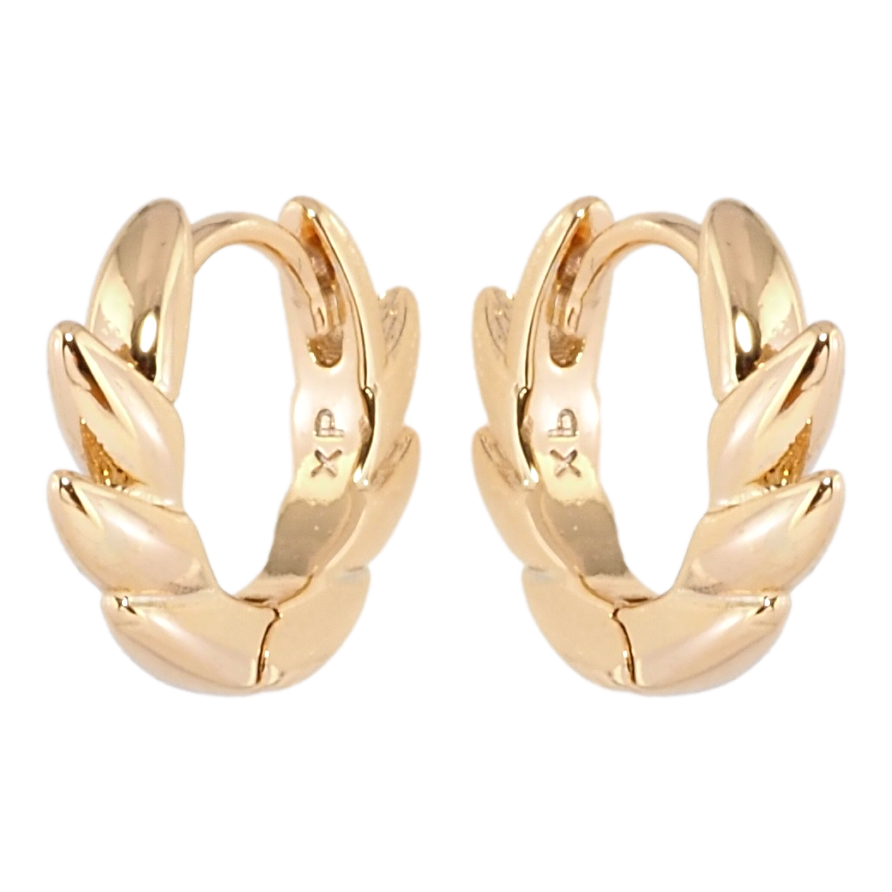 Серьги Xuping Позолота 18K колечки Декоративный узор фото №1