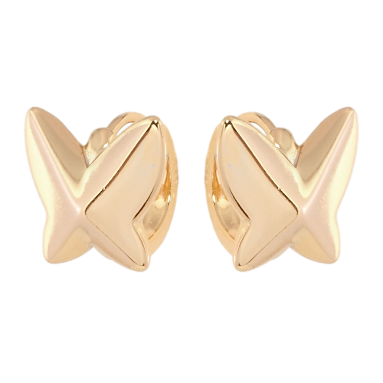 Сережки Xuping Позолота 18K колечка Метелики фото №1