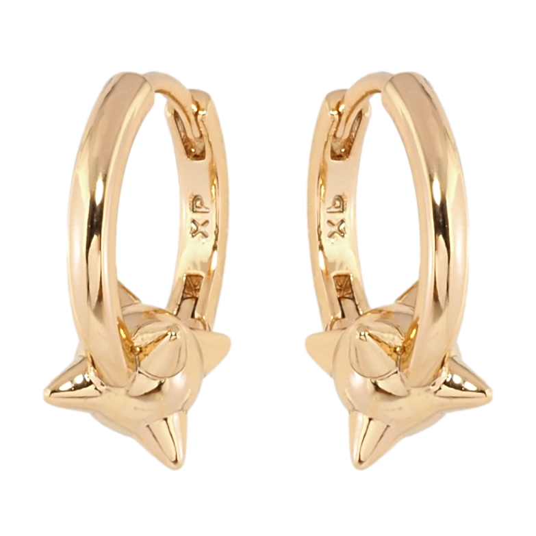 Серьги Xuping Позолота 18K колечки Декоративные фото №1