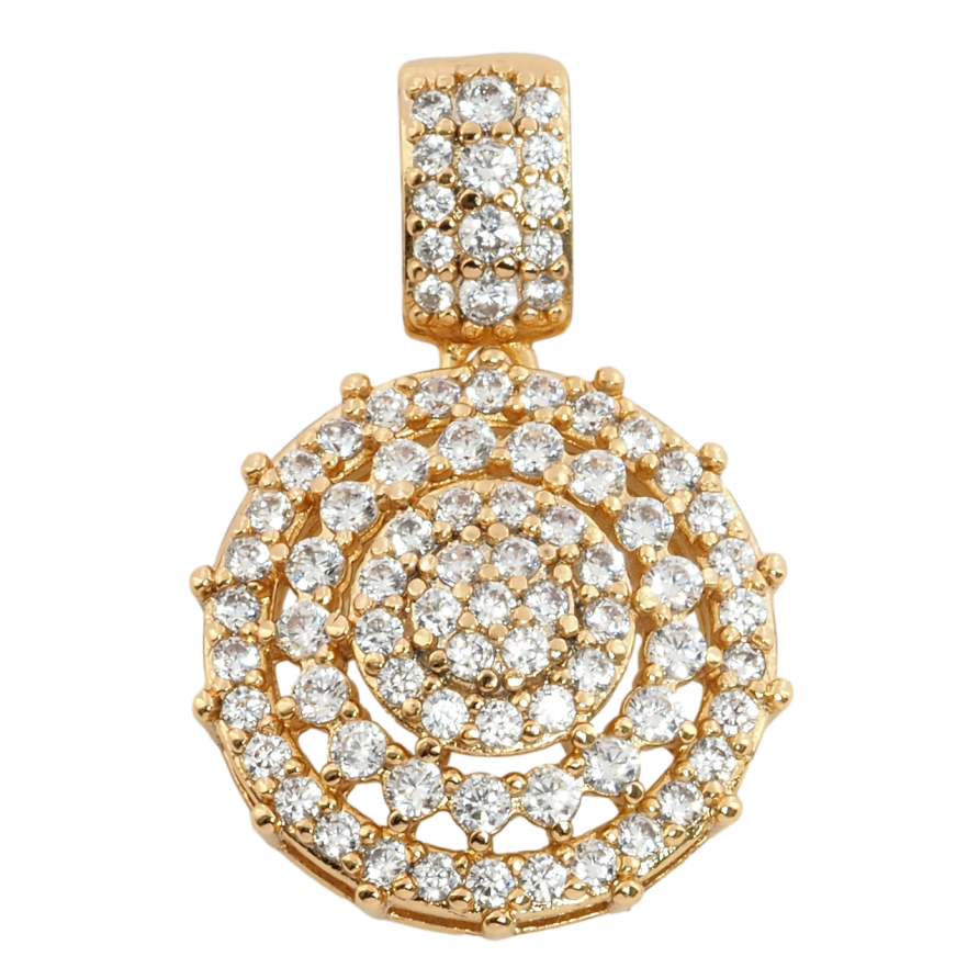 Кулон Xuping Позолота 18K Інкрустація цирконієм для ланцюжка до 4мм фото №1