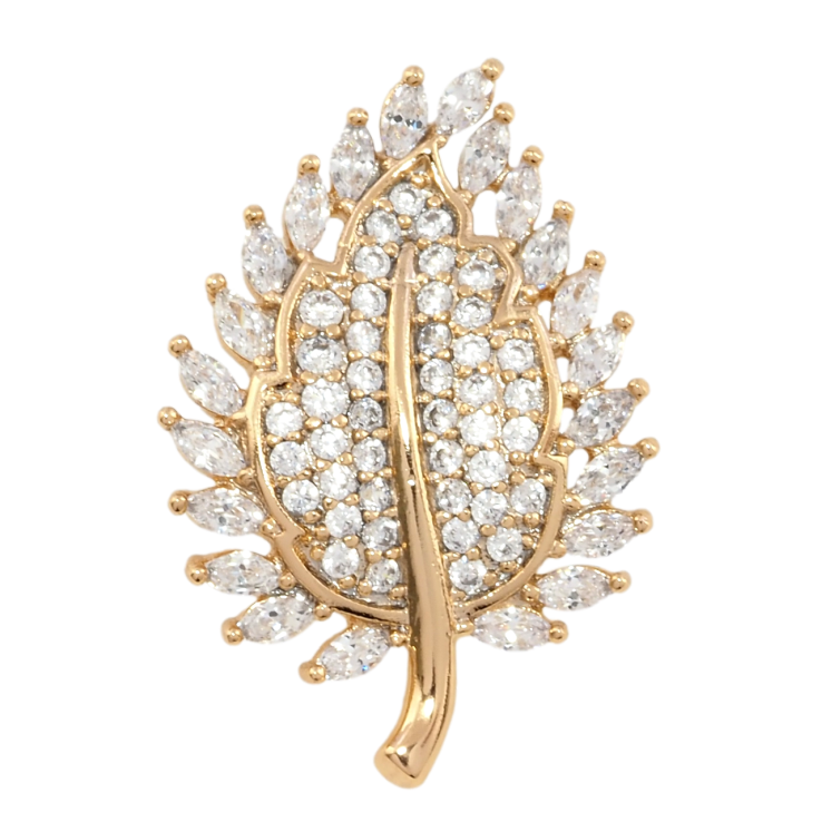 Кулон Xuping Позолота 18K Листок інкрустація цирконієм для ланцюжка до 5мм фото №22