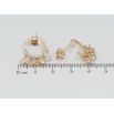 Серьги Xuping Позолота 18K пусеты Кристальные подвески фото №2 Серьги Xuping Позолота 18K пусеты Кристальные подвески фото №2
