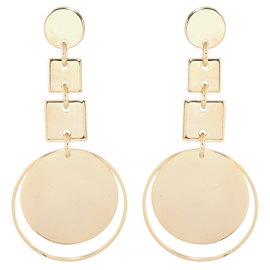 Серьги Xuping Позолота 18K пусеты Фигурные подвески фото №1