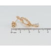 Серьги Xuping Позолота 18K пусеты Декоративные подвески с фианитами фото №2 Серьги Xuping Позолота 18K пусеты Декоративные подвески с фианитами фото №2