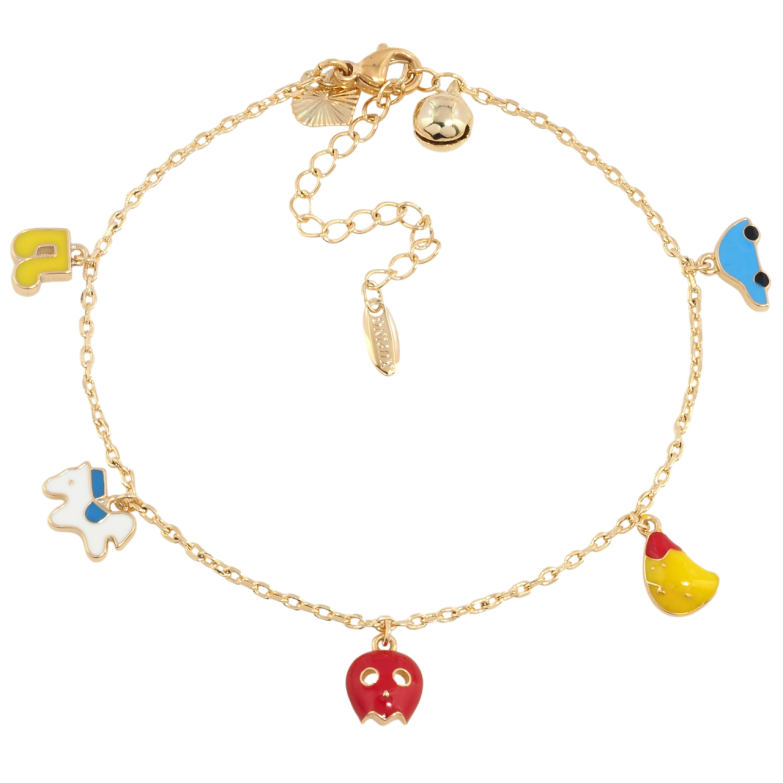 Браслет Xuping Позолота 18K на ногу Ланцюжок з кольоровими підвісками довжина з дод. ланцюжком 18.5-23.5см х 1мм фото №13