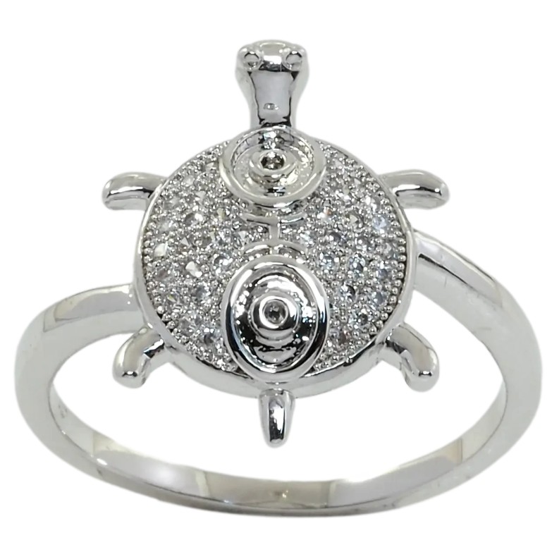 Каблучка Xuping Родій Черепаха фото №5