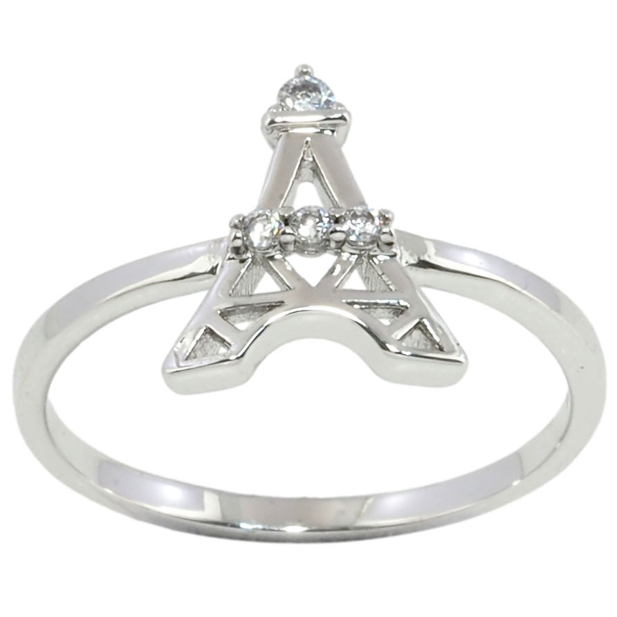 Кольцо Xuping Родий Эйфелева башня фото №1