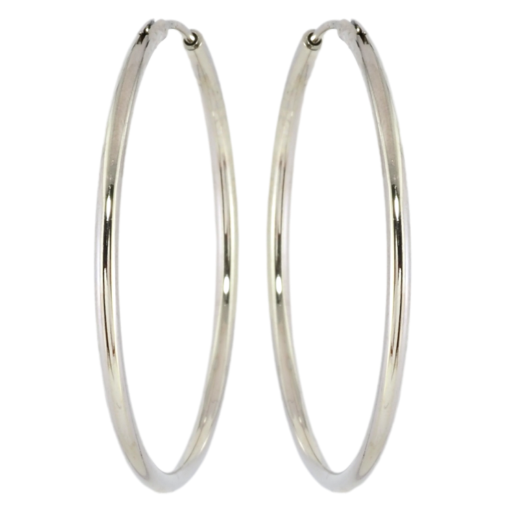 Сережки Xuping Родій кільця (конго) Класика ø 4см фото №14 Сережки Xuping Родій кільця (конго) Класика ø 4см фото №14