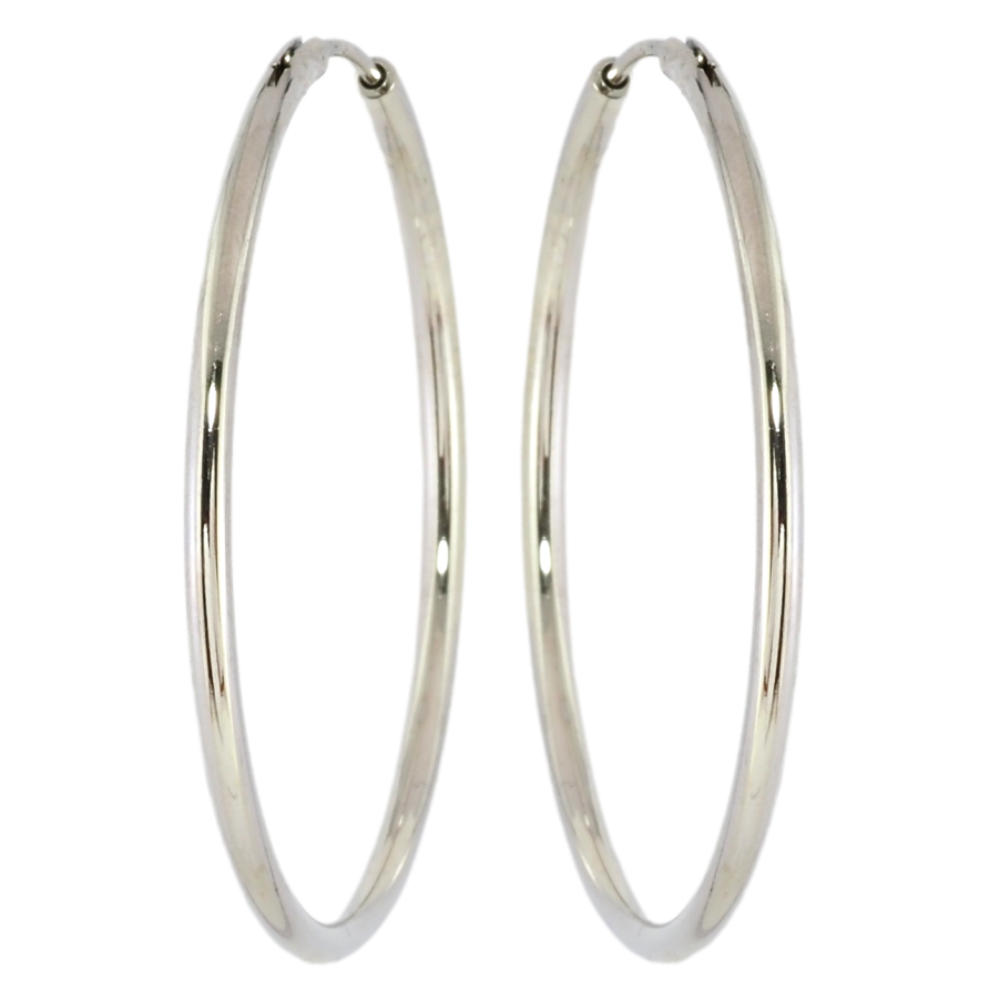 Сережки Xuping Родій кільця (конго) Класика ø 4см фото №1