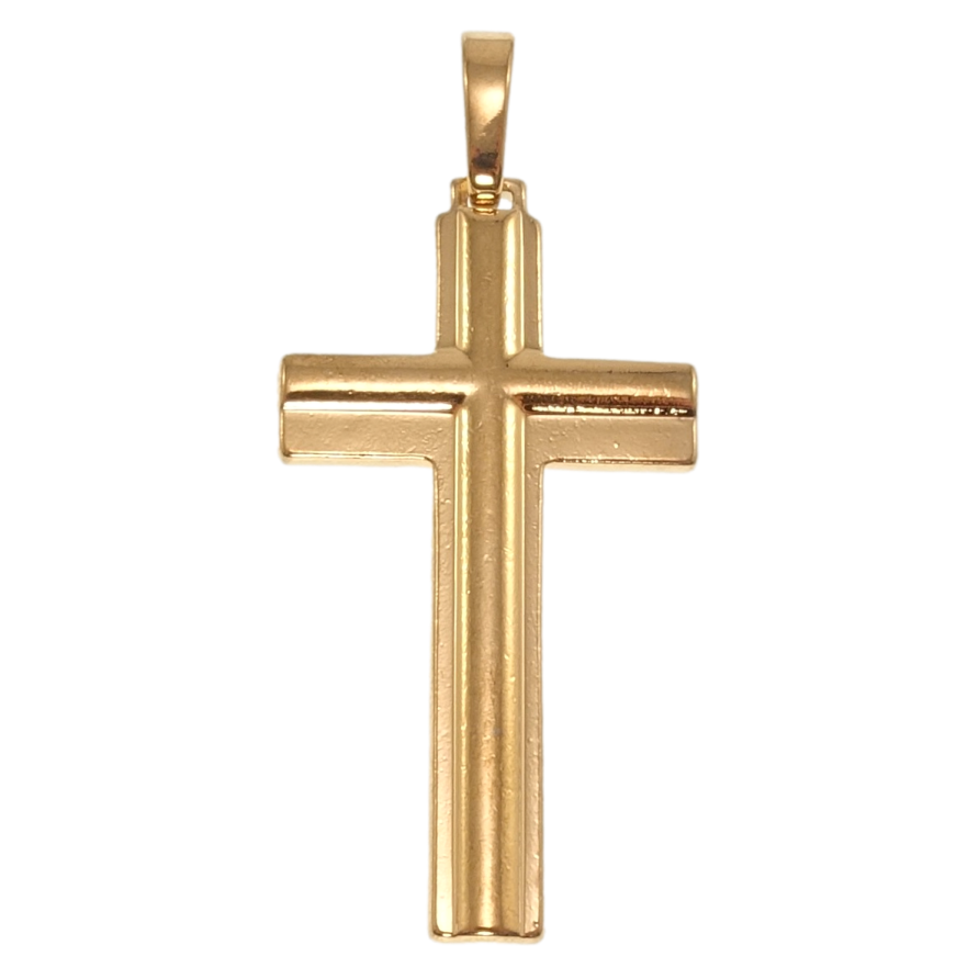 Кулон Xuping Позолота 18K Декоративний Хрест для ланцюжка до 6мм фото №1