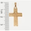 Кулон Xuping Позолота 18K Декоративний Хрест з меандровим орнаментом для ланцюжка до 5мм фото №2 Кулон Xuping Позолота 18K Декоративний Хрест з меандровим орнаментом для ланцюжка до 5мм фото №2
