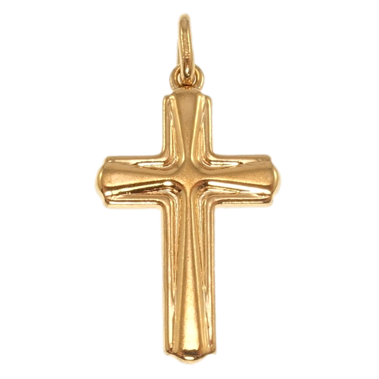 Кулон Xuping Позолота 18K Декоративний Хрест для ланцюжка до 3мм фото №1 Кулон Xuping Позолота 18K Декоративний Хрест для ланцюжка до 3мм фото №1
