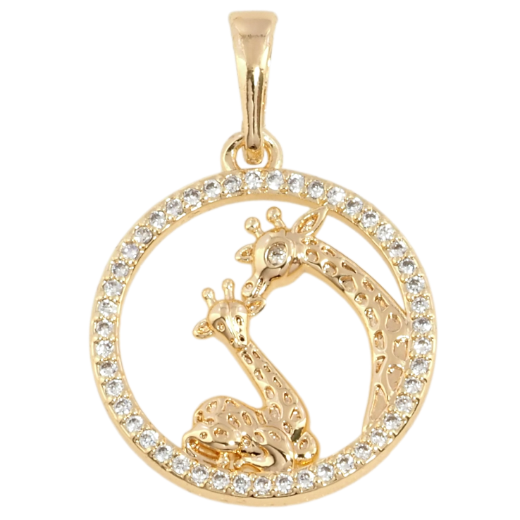 Кулон Xuping M&L Цвет 18К Жирафы для цепочки до 6мм фото №23