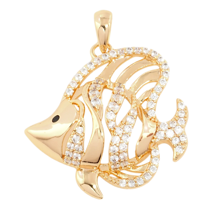 Кулон Xuping M&L Цвет 18К Рыбка с цирконием для цепочки до 3мм фото №21
