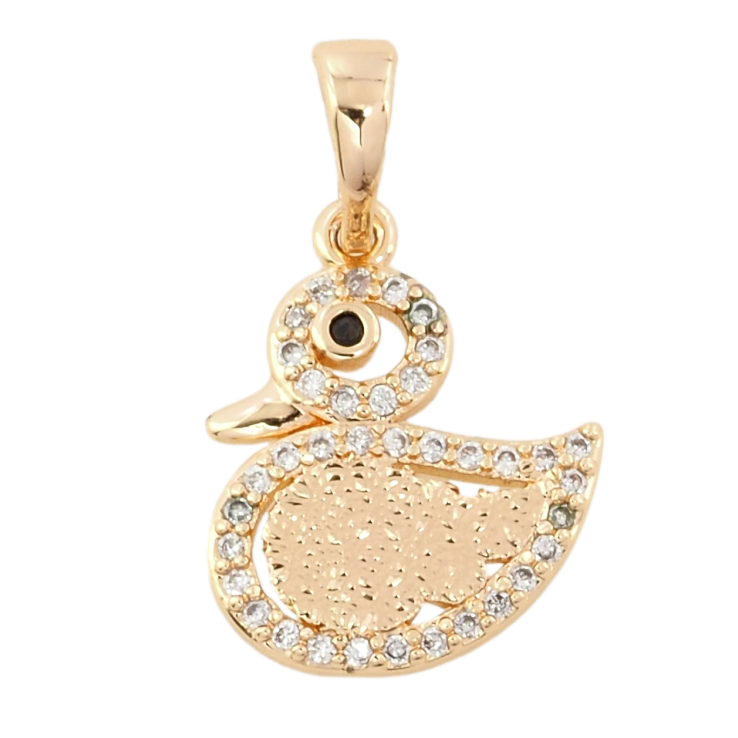 Кулон Xuping M&L Колір 18К Каченя з цирконієм для ланцюжка до 5мм фото №7