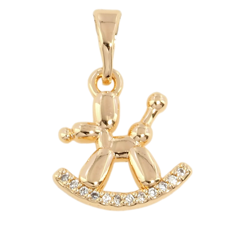 Кулон Xuping M&L Цвет 18К Собачка из шарика для цепочки до 5мм фото №1