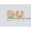 Сережки Xuping Позолота 18K колечка Інкрустація цирконієм фото №2