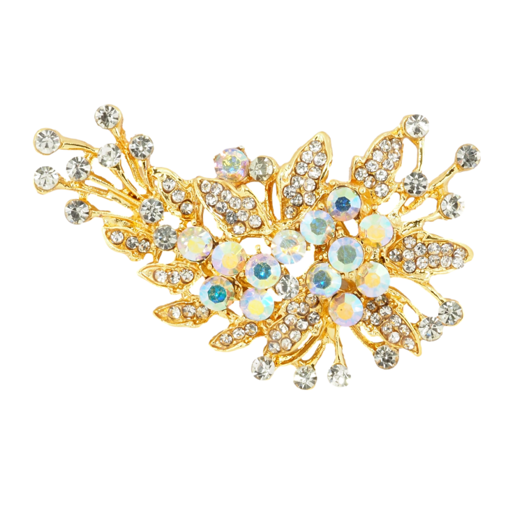 Брошка Композиція зі стразами фото №9