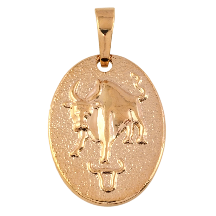 Кулон Xuping Позолота 18K Знак Зодіаку Телець для ланцюжка до 7мм фото №23