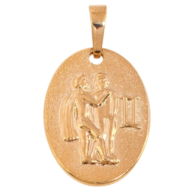 Кулон Xuping Позолота 18K Знак Зодіаку Близнюки для ланцюжка до 7мм фото №6